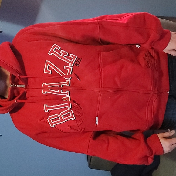 Red Johnny Blaze Hoodie rare - Picture 1 of 3
